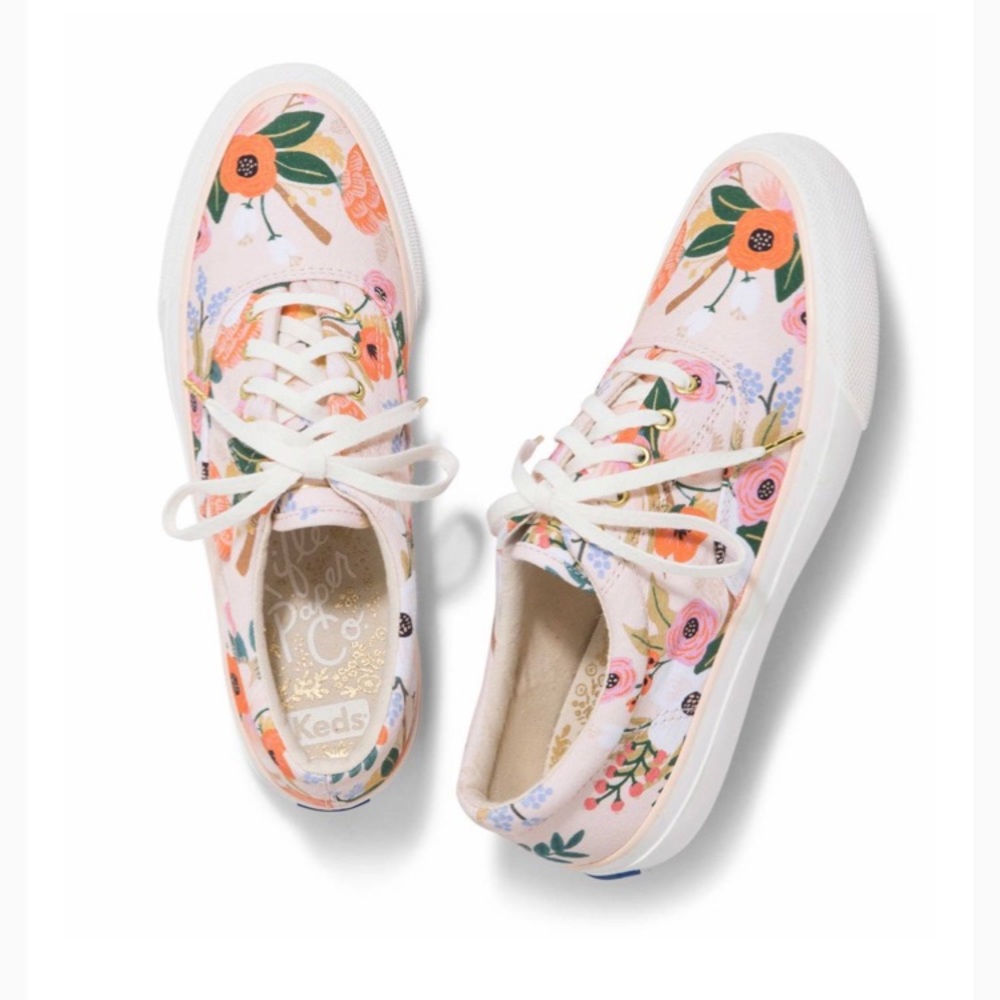 Keds Rifle Paper Co. Anchor Lively Floral Shoes